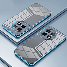 Coque Ultra Fine TPU Souple Housse Etui Transparente SY1 pour OnePlus 11 5G Bleu