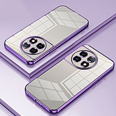 Coque Ultra Fine TPU Souple Housse Etui Transparente SY1 pour OnePlus 11 5G Violet