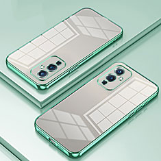 Coque Ultra Fine TPU Souple Housse Etui Transparente SY1 pour OnePlus 9 5G Vert