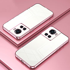 Coque Ultra Fine TPU Souple Housse Etui Transparente SY1 pour OnePlus Ace 5G Or Rose