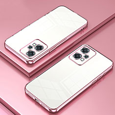 Coque Ultra Fine TPU Souple Housse Etui Transparente SY1 pour OnePlus Nord CE 2 Lite 5G Or Rose