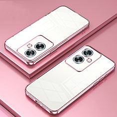 Coque Ultra Fine TPU Souple Housse Etui Transparente SY1 pour Oppo A2 5G Or Rose