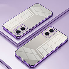 Coque Ultra Fine TPU Souple Housse Etui Transparente SY1 pour Oppo A36 Violet