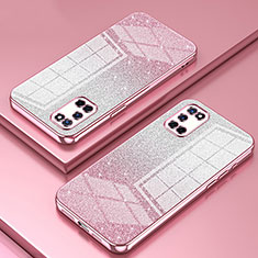 Coque Ultra Fine TPU Souple Housse Etui Transparente SY1 pour Oppo A52 Or Rose