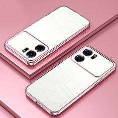 Coque Ultra Fine TPU Souple Housse Etui Transparente SY1 pour Oppo K10 5G Or Rose