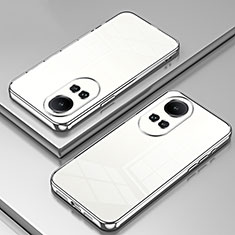 Coque Ultra Fine TPU Souple Housse Etui Transparente SY1 pour Oppo Reno10 5G Argent