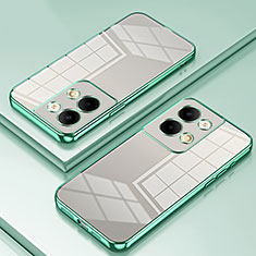 Coque Ultra Fine TPU Souple Housse Etui Transparente SY1 pour Oppo Reno9 5G Vert