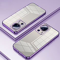 Coque Ultra Fine TPU Souple Housse Etui Transparente SY1 pour Xiaomi Civi 2 5G Violet