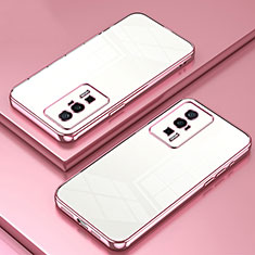 Coque Ultra Fine TPU Souple Housse Etui Transparente SY1 pour Xiaomi Redmi K60 5G Or Rose