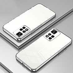 Coque Ultra Fine TPU Souple Housse Etui Transparente SY1 pour Xiaomi Redmi Note 11 Pro 5G Argent
