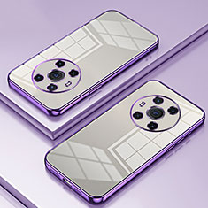 Coque Ultra Fine TPU Souple Housse Etui Transparente SY2 pour Huawei Honor Magic3 5G Violet