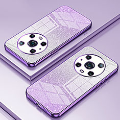 Coque Ultra Fine TPU Souple Housse Etui Transparente SY2 pour Huawei Honor Magic4 Pro 5G Violet