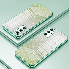 Coque Ultra Fine TPU Souple Housse Etui Transparente SY2 pour Huawei Honor V30 Pro 5G Vert