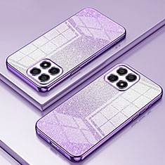 Coque Ultra Fine TPU Souple Housse Etui Transparente SY2 pour Huawei Honor X30i Violet