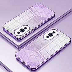 Coque Ultra Fine TPU Souple Housse Etui Transparente SY2 pour Huawei Nova 10 Pro Violet