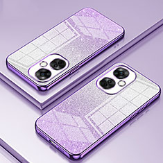 Coque Ultra Fine TPU Souple Housse Etui Transparente SY2 pour OnePlus Nord CE 3 Lite 5G Violet