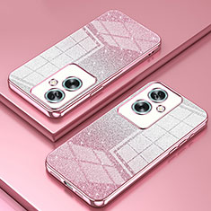 Coque Ultra Fine TPU Souple Housse Etui Transparente SY2 pour Oppo A2 5G Or Rose