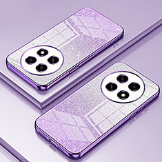 Coque Ultra Fine TPU Souple Housse Etui Transparente SY2 pour Oppo A2 Pro 5G Violet