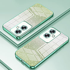 Coque Ultra Fine TPU Souple Housse Etui Transparente SY2 pour Oppo A79 5G Vert