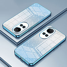 Coque Ultra Fine TPU Souple Housse Etui Transparente SY2 pour Oppo Reno10 Pro 5G Bleu