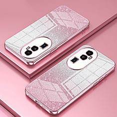 Coque Ultra Fine TPU Souple Housse Etui Transparente SY2 pour Oppo Reno10 Pro+ Plus 5G Or Rose