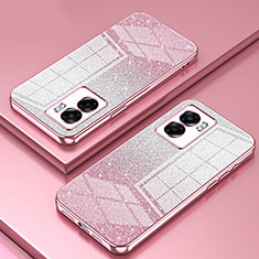 Coque Ultra Fine TPU Souple Housse Etui Transparente SY2 pour Realme V23i 5G Or Rose