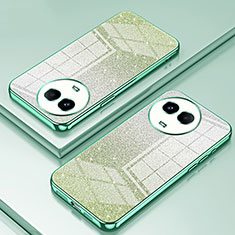 Coque Ultra Fine TPU Souple Housse Etui Transparente SY2 pour Realme V50s 5G Vert