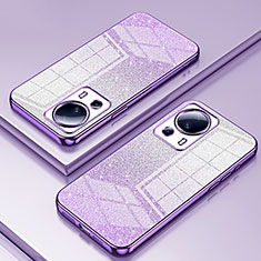 Coque Ultra Fine TPU Souple Housse Etui Transparente SY2 pour Xiaomi Civi 2 5G Violet