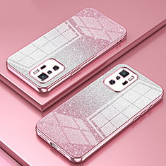 Coque Ultra Fine TPU Souple Housse Etui Transparente SY2 pour Xiaomi Redmi Note 10 Pro 5G Or Rose