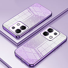 Coque Ultra Fine TPU Souple Housse Etui Transparente SY2 pour Xiaomi Redmi Note 13 5G Violet