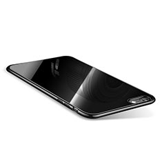 Coque Ultra Fine TPU Souple Housse Etui Transparente T08 pour Apple iPhone 6 Plus Noir