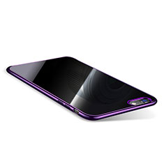 Coque Ultra Fine TPU Souple Housse Etui Transparente T08 pour Apple iPhone 6 Plus Violet