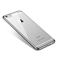 Coque Ultra Fine TPU Souple Housse Etui Transparente T09 pour Apple iPhone 6 Plus Argent