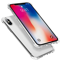 Coque Ultra Fine TPU Souple Housse Etui Transparente U01 pour Apple iPhone Xs Clair