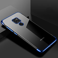 Coque Ultra Fine TPU Souple Housse Etui Transparente U01 pour Huawei Mate 20 Bleu