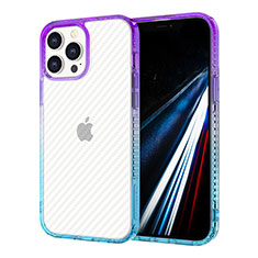 Coque Ultra Fine TPU Souple Housse Etui Transparente YJ1 pour Apple iPhone 12 Pro Max Colorful