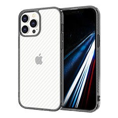 Coque Ultra Fine TPU Souple Housse Etui Transparente YJ1 pour Apple iPhone 13 Pro Noir