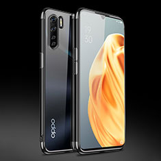 Coque Ultra Fine TPU Souple Housse Etui Transparente Z01 pour Oppo K7 5G Noir