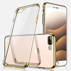 Coque Ultra Fine TPU Souple Transparente A07 pour Apple iPhone 8 Plus Or