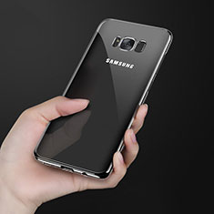 Coque Ultra Fine TPU Souple Transparente H09 pour Samsung Galaxy S8 Plus Noir