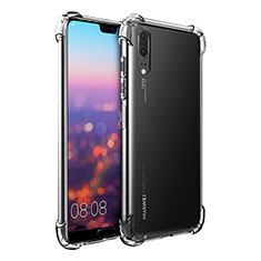 Coque Ultra Fine TPU Souple Transparente K01 pour Huawei P20 Clair