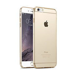 Coque Ultra Fine TPU Souple Transparente pour Apple iPhone 6 Plus Or