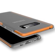 Coque Ultra Fine TPU Souple Transparente pour Samsung Galaxy Note 8 Duos N950F Orange