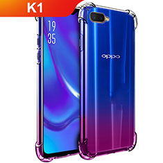 Coque Ultra Fine TPU Souple Transparente T02 pour Oppo K1 Clair