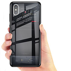 Coque Ultra Fine TPU Souple Transparente T02 pour Xiaomi Mi 8 Pro Global Version Noir