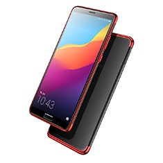 Coque Ultra Fine TPU Souple Transparente T08 pour Huawei Nova 2S Rouge