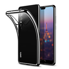 Coque Ultra Fine TPU Souple Transparente T08 pour Huawei P20 Pro Noir