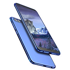 Coque Ultra Fine TPU Souple Transparente T09 pour Huawei Honor View 10 Bleu