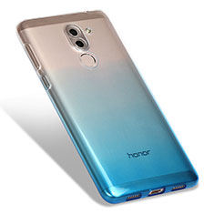 Coque Ultra Fine Transparente Souple Degrade G01 pour Huawei Honor 6X Bleu