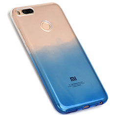 Coque Ultra Fine Transparente Souple Degrade G01 pour Xiaomi Mi 5X Bleu